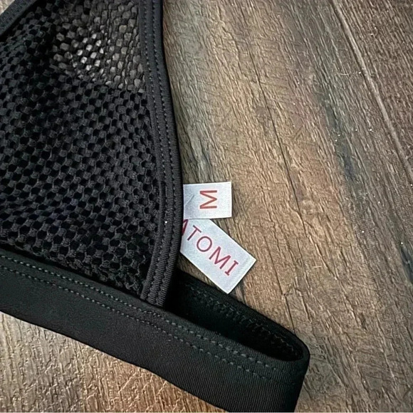 NWT katomi fish net bralette lined M goth punk - Picture 4 of 9